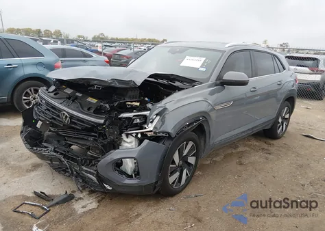 2025 Volkswagen Atlas Cross Sport 2.0T Se W/Technology z USA, uszkodzony, nr VIN 1V2WE2CA6SC218469